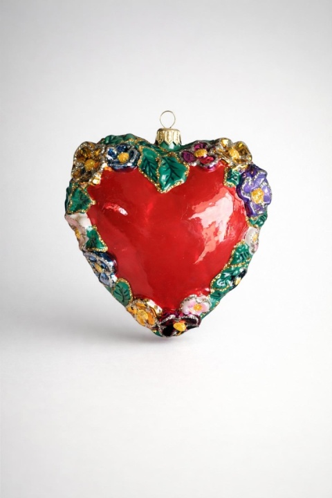 Bauble Mold: Heart with Flowers (68) SE