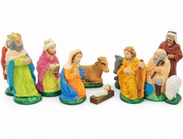 Figurki kolorowe do szopki duże (Z2)