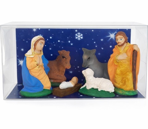 Figurki kolorowe do szopki małe (Z3)