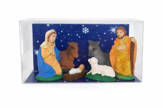 Figurki kolorowe do szopki małe (Z3)
