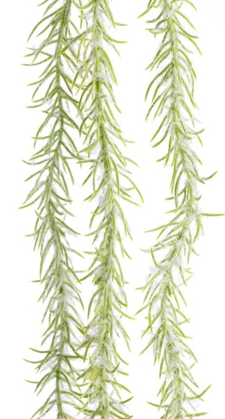 Flocked branch 53cm winter (GL03743)