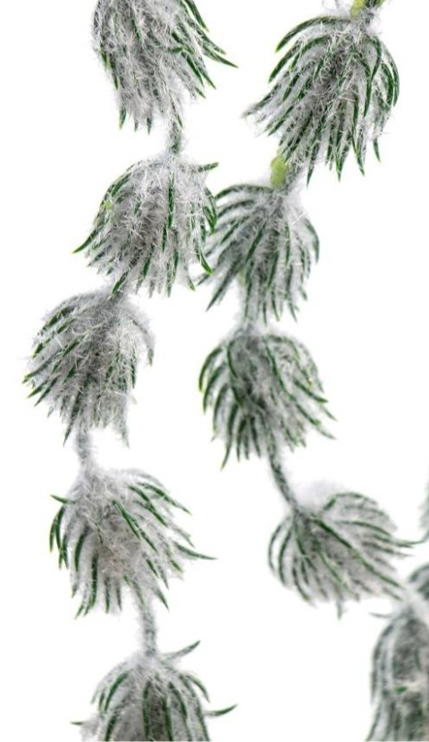 Flocked winter branch "larch" (GL03742)