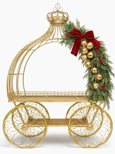 Kareta metalowa złota XXL element ekspozycyjny ekspozytor (WT0486)