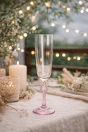 Champagne glass 270ml colored glass yellow and pink (046000570)