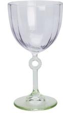 Kieliszek do wina 270ml kolorowe szkło fiolet limonka (046000560)