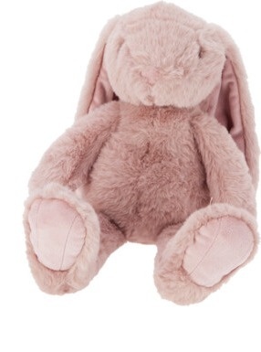 Królik pluszowy 40cm różowy długie uszy mały (504273)