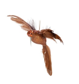 Zawieszka koliber brązowy z cekinami (513925)