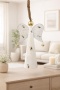 Angel bell, white metal, brushed with bells (TY0228)-20%