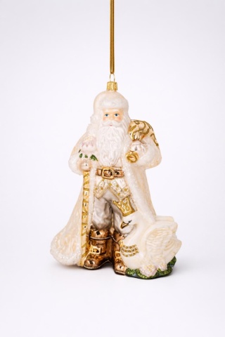 Huras Bauble: Santa Claus with a Swan (S953)