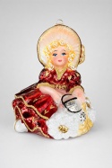 Koronex Ornament: Vintage Girl – Burgundy (1195X)
