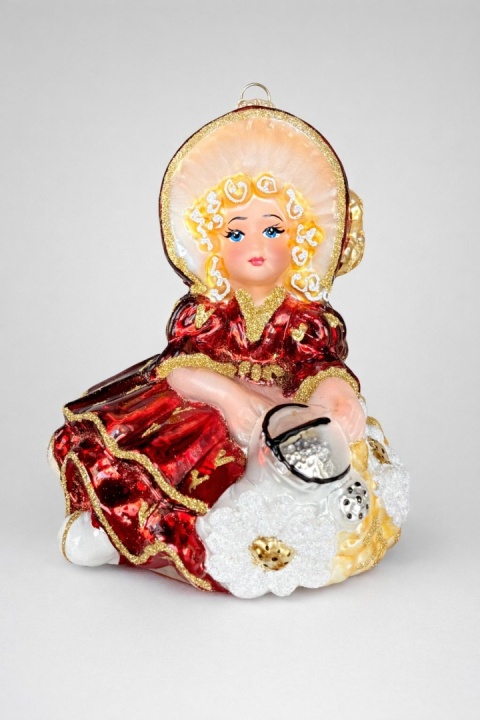 Koronex Ornament: Vintage Girl – Burgundy (1195X)