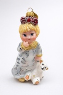 Koronex Ornament: Girl with a Teddy Bear (0523A)