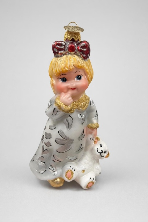 Koronex Ornament: Girl with a Teddy Bear (0523A)