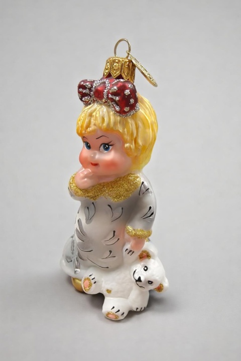 Koronex Ornament: Girl with a Teddy Bear (0523A)