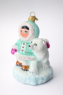 Koronex Ornament: Eskimo with a Bear Cub (2200X)
