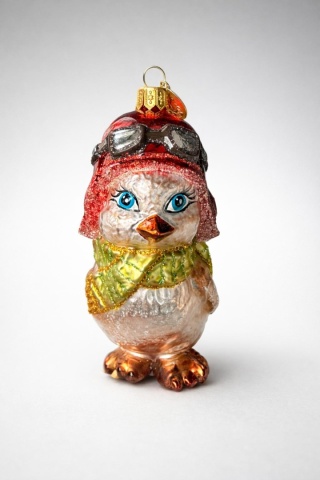 Bombka Koronex: Ptaszek w pilotce (2504X)