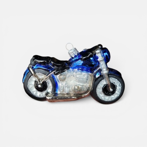 Bombka formowa: Motor niebieski (152) SZ