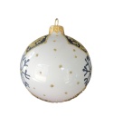 Bombki 100 dekorowane ornament op.4szt.: ZIMOWY CZAR