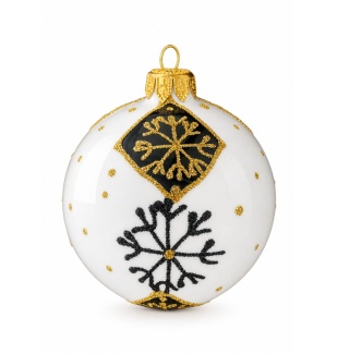 Bombki 100 dekorowane ornament op.4szt.: ZIMOWY CZAR