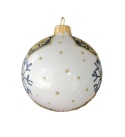 Bombki 80 dekorowane ornament op.6szt.: ZIMOWY CZAR