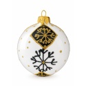80mm Decorated Ornaments (Pack of 6): Winter Charm