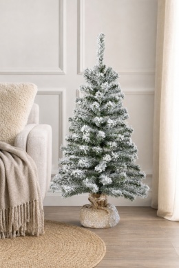 Imperial Flocked Christmas Tree 90 cm in Jute (683178)