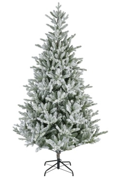 Allison flocked pine Christmas tree 240cm, diameter 152cm (689857)