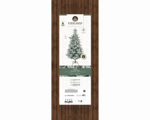Choinka sosna śnieżona Allison 240cm fi 152cm (689857)