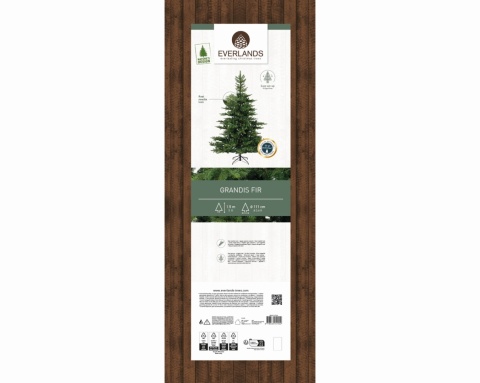 Choinka sztuczna Grandis fir zielona 150cm fi 112cm (681450)