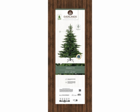 Choinka sztuczna Grandis fir zielona 240cm fi 162cm (681453)