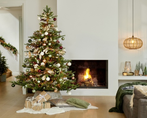 Grandis Fir Artificial Christmas Tree, Green, 270 cm, Diameter 172 cm (684218)