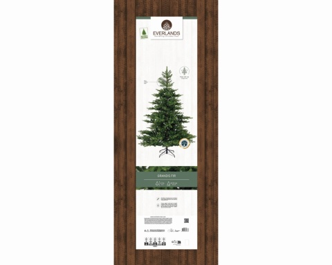 Grandis Fir Artificial Christmas Tree, Green, 270 cm, Diameter 172 cm (684218)