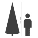 Grandis Fir Artificial Christmas Tree, Green, 270 cm, Diameter 172 cm (684218)