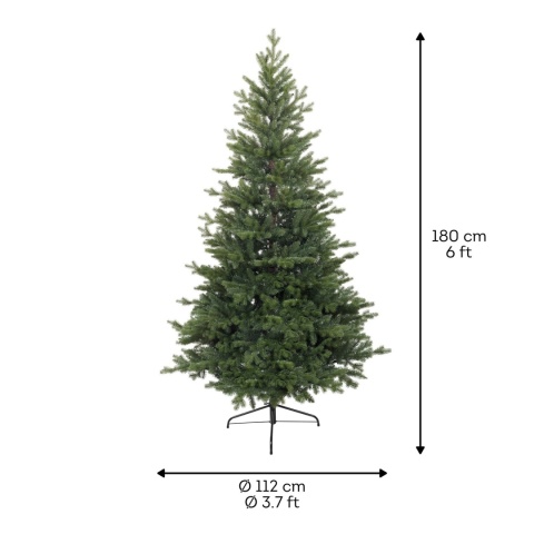 Choinka sztuczna sosna Allison zielona 180cm fi 112cm (689831)