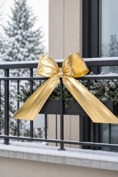 Kokarda zewnętrzna plastikowa złota (6) 15*12*20 cm - NA ZAMÓWIENIE