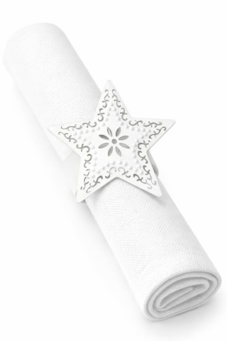 Set of 3 metal napkin rings 19*4*7cm (33150)