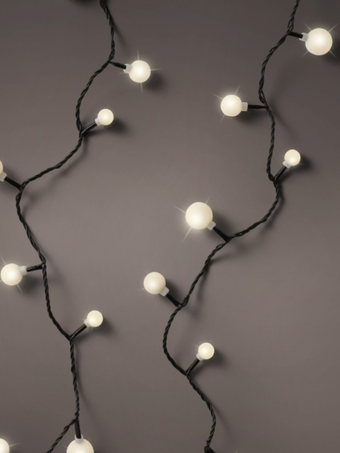 Lampki 240LED kuleczki białe ciepłe wew/zew dł.18m (494647)