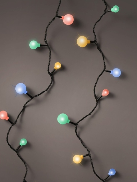 Lampki kuleczki Cherry mix 240LED kolorowe 18mb (494660)