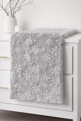 Materiał dekoracyjny welur grafitowy 36*200cm (ZX0510)-30%
