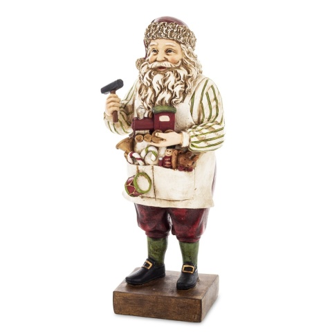 Mikołaj retro fabryka zabawek poliresing (170837)