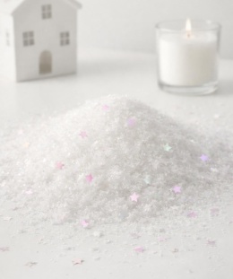 Snow in a bag with hologram stars 100gr (060197)
