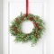 Wreath 60cm diameter, mix of burgundy fruit branches (CV37228)
