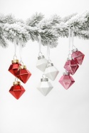 Glass pendant 3 diamonds (062090) 3 colors-20%