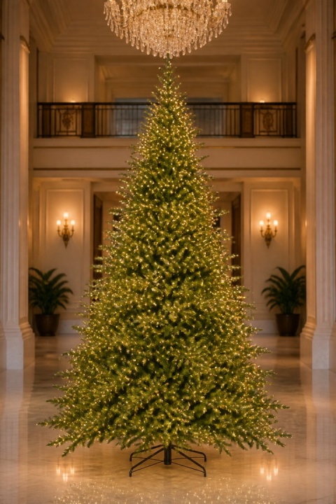 Royal Forest Christmas Tree 270 cm with 10,540 warm LED lights (AXX400120)