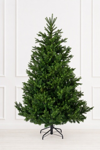 Artificial Nordmann Fir Christmas Tree, Green, 210 cm, Diameter 150 cm (684307)