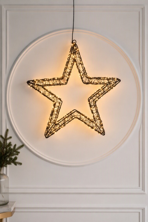 Gwiazda b.duża 76cm 1440LED ciepłe/amber flash timer (AMZ144130) wew/zew