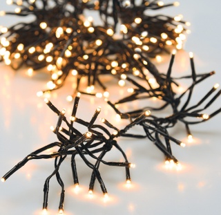 15m High-Density 750-LED String Lights – Warm White & Amber, Timer, Flash (AGL000910)