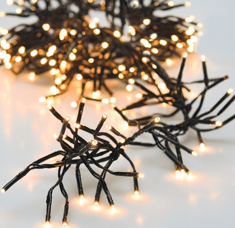 15m High-Density 750-LED String Lights – Warm White & Amber, Timer, Flash (AGL000910)