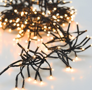 15m High-Density 750-LED String Lights – Warm White & Amber, Timer, Flash (AGL000910)