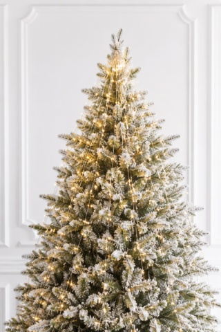 200-LED wire string lights, 10 strands × 200 cm, warm white, 230V (AX5701510; AX8702520)